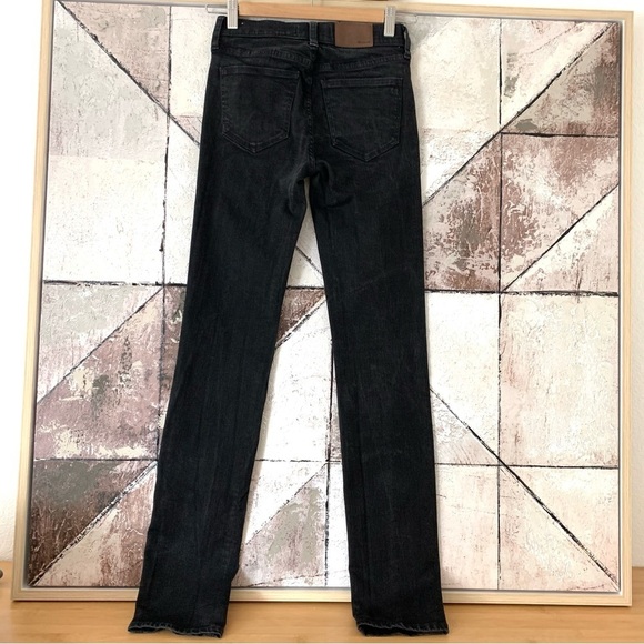 Madewell Alley Straight Jeans in Black Frost Size 24 - Picture 13 of 15